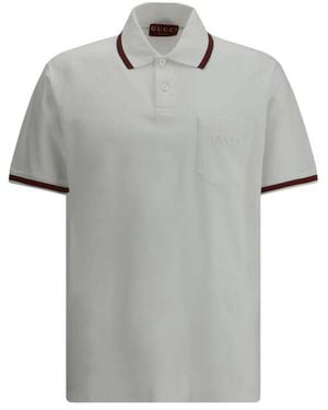 Gucci Polo Shirts - Gray
