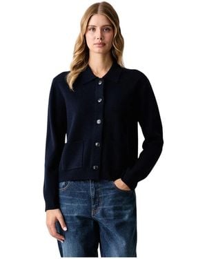 Benetton Wollmix-Cardigan - Schwarz