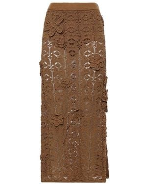 Pinko Maxi Skirts - Marrone