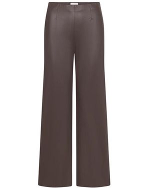 Seductive Wide Trousers - Marrone