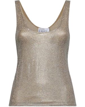 GIUSEPPE DI MORABITO Sleeveless Tops - Brown