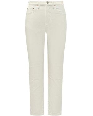 Levi's Jeans ,Denim 501 Crop Jeans - Wit