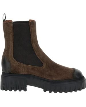 Hogan Chelsea Boots - Marron
