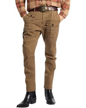 DSquared² Slim-Fit Trousers - Neutre