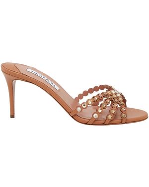 Aquazzura Heeled Mules - Pink