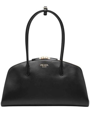 Prada Schwarze Umhängetasche