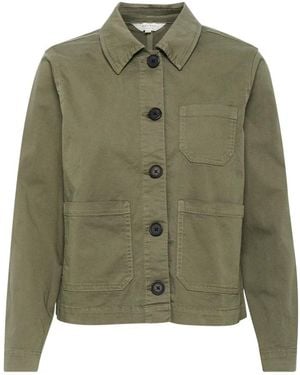 Part Two Light Jackets - Green