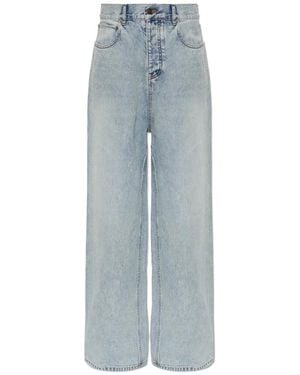 Balenciaga Wide Jeans - Azul