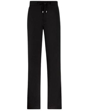 Roberto Cavalli Straight Trousers - Negro
