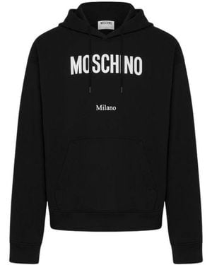 Moschino Hoodies - Black