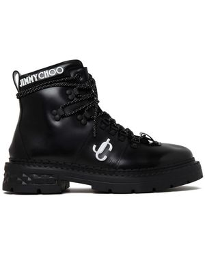 Jimmy Choo Lace-Up Boots - Black