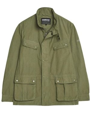 Barbour Jassen ,Groen ,Katoen Garment Dyed Duke Casual Jacket