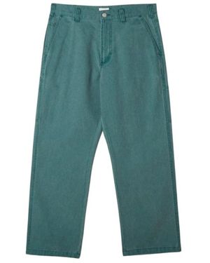Obey Straight Trousers - Green