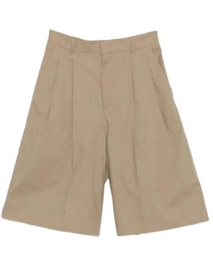 Soeur Korte Broeken ,Katoen Imogen Bermuda Shorts - Naturel