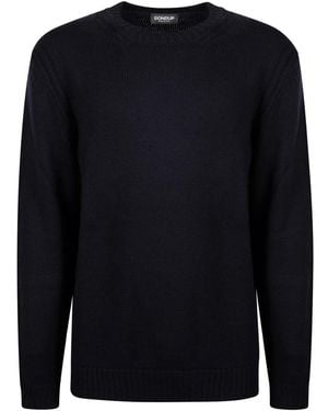 Dondup Strickpullover Mit Rundhalsausschnitt - Blau