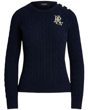 Ralph Lauren Round-Neck Knitwear - Azul