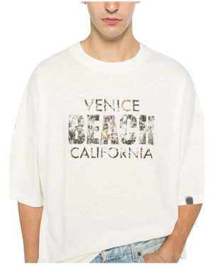Palm Angels T-Shirts - White