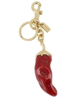 COACH Chilipeper Tas Hanger - Wit