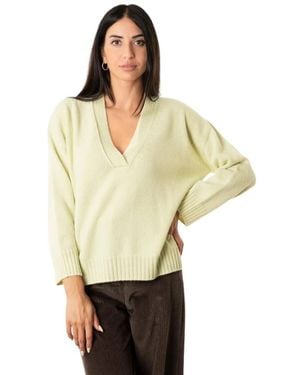 Vanisé V-Neck Knitwear - Vert