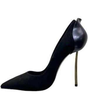 Le Silla Schoenen ,Zwart ,Leer Petalo Pump 120 Mm - Blauw