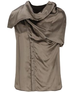 Rick Owens Sleeveless Tops - Gris