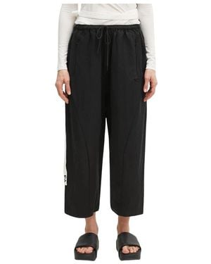 Y-3 Cropped Trousers - Nero