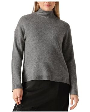 SELECTED Slfcille Cashmere Blend High Neck Noos - Grijs
