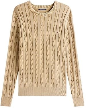 Tommy Hilfiger Round-Neck Knitwear - Neutro