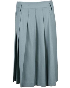 Semicouture Midi Skirts - Azul