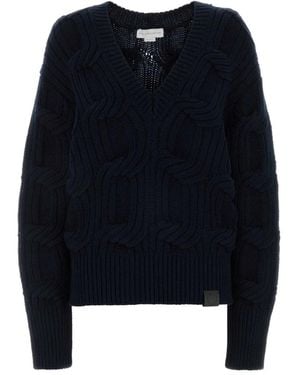 Stella McCartney V-Neck Knitwear - Blue