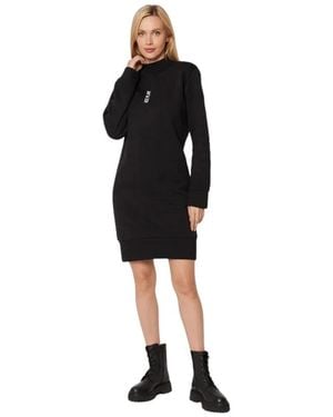 Ice Play Short Dresses - Black