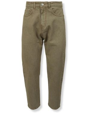Gcds Cropped Trousers - Verde