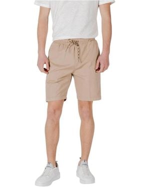 Gianni Lupo Casual Shorts - Natural