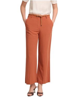 Kocca Pantaloni Fluidi Taglio Carrot - Bruin