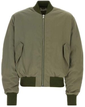 1989 STUDIO Jassen ,Groen ,Katoen Bomberjack