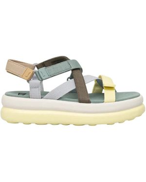 Camper Flat Sandals - Metálico