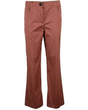 Marella Wide Trousers - Rojo