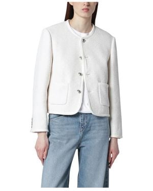 DUNST Tweed Jackets - Blue