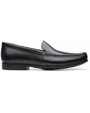 Clarks Claude Plain Slipper - Schwarz
