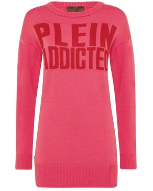 Philipp Plein Round-Neck Knitwear - Rose