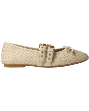 Elvio Zanon Ballerina Shoes - Natural