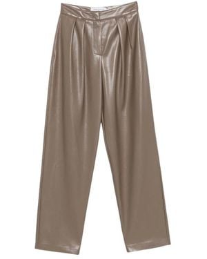 SIMONA CORSELLINI Tapered Trousers - Brown