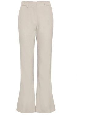 Ichi Wide Trousers - Natural