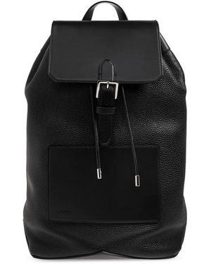 Lanvin Zaino Lederrucksack - Schwarz
