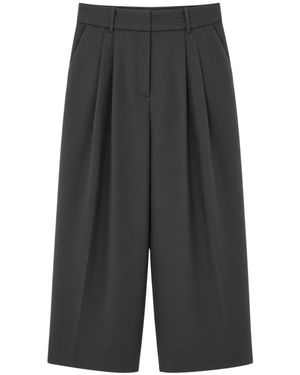LADNERI Wide Trousers - Grigio