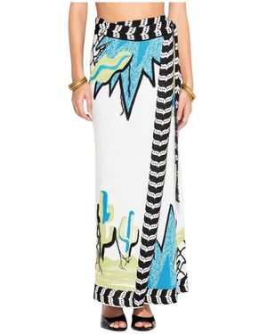 Akep Maxi Skirts - Blue