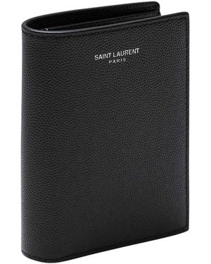 Saint Laurent Accessoires ,Zwart ,Creditcardhouder
