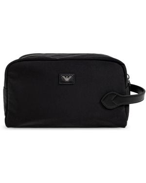 Emporio Armani Toilet Bags - Nero