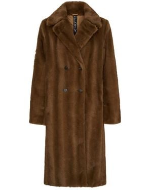 Notyz Faux Fur & Shearling Jackets - Marrón