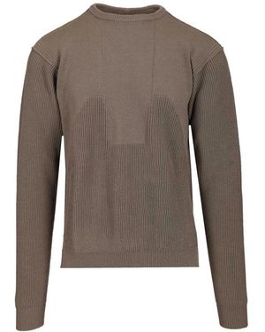 Rick Owens Round-Neck Knitwear - Brown